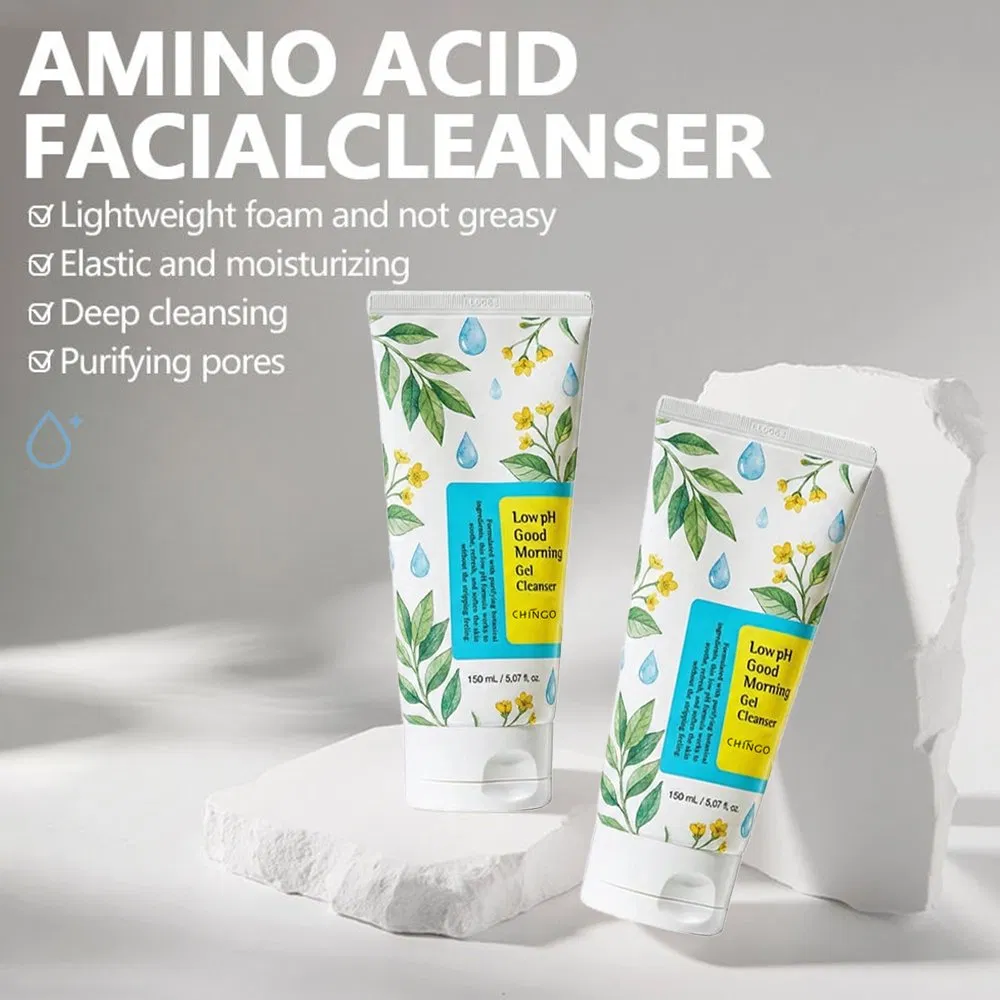 Natural Amino Acid Facial Cleanser Refreshing Oil Balance Purifying Pores Moisturizing Skin