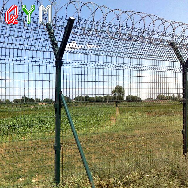 Airport Welded Mesh Fence Airport Fence Cheap Wire Barbed Razor
