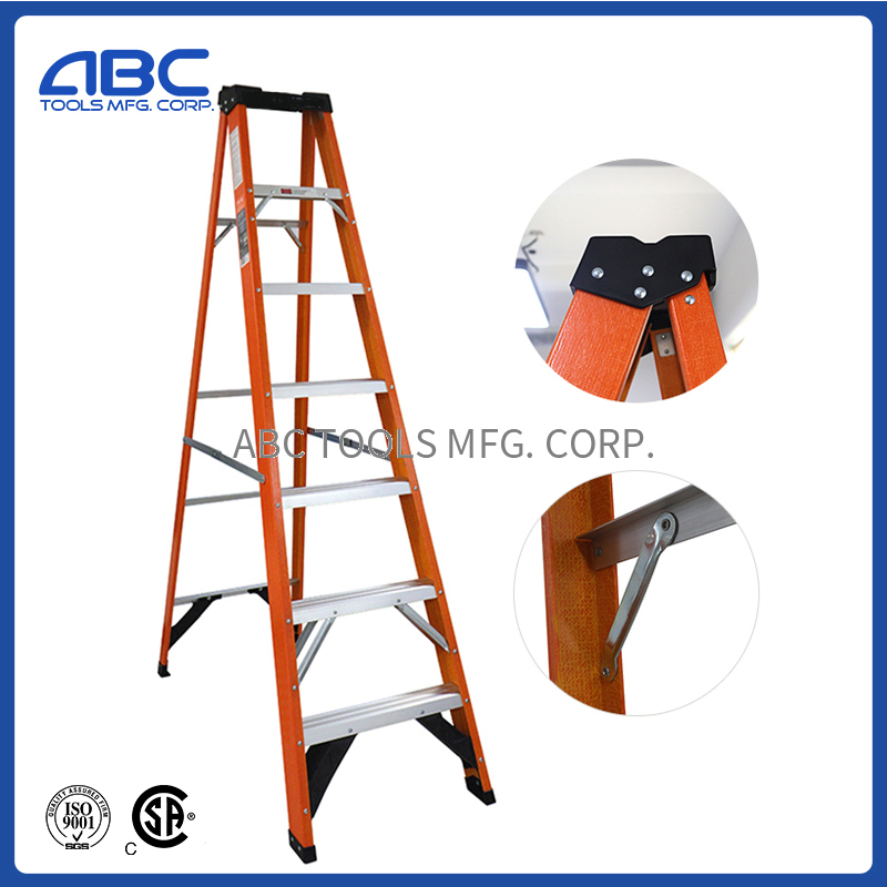 300lbs 28 FT Fiberglass Extension Ladder for Working Near Electricity
