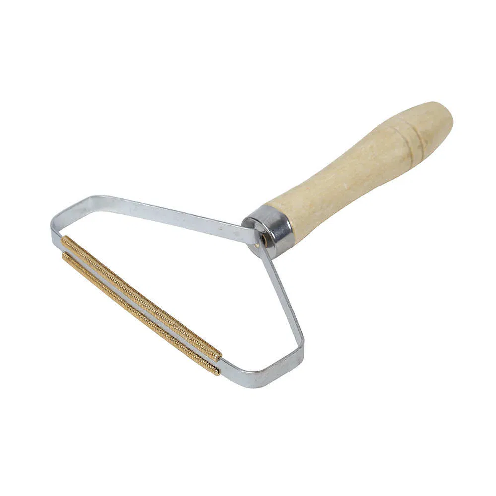 3 Pieces Wooden Handle Household Sweater Cashmere Coat Hair Remover Adhesive Ball