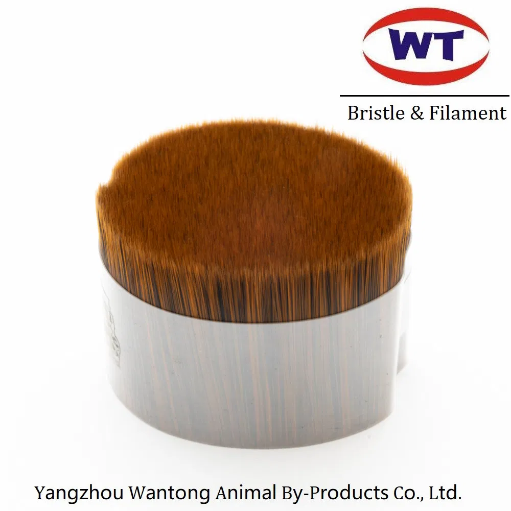 Premium Double Color PBT Tapered Brush with Synthetic Filaments for Makeup