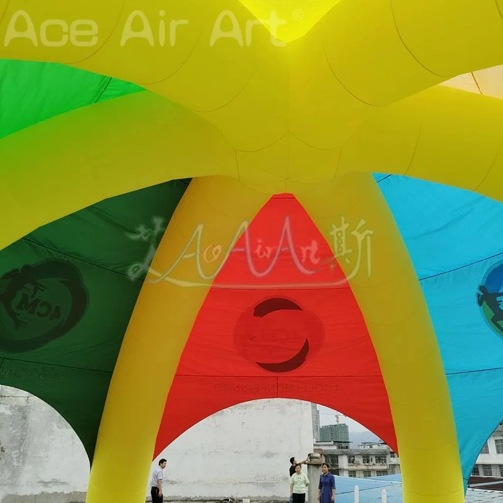 10m Diameter 6 Legs Inflatable Spider Tent Gazebo Shelter for for Advertising and Decoration in Various Activities