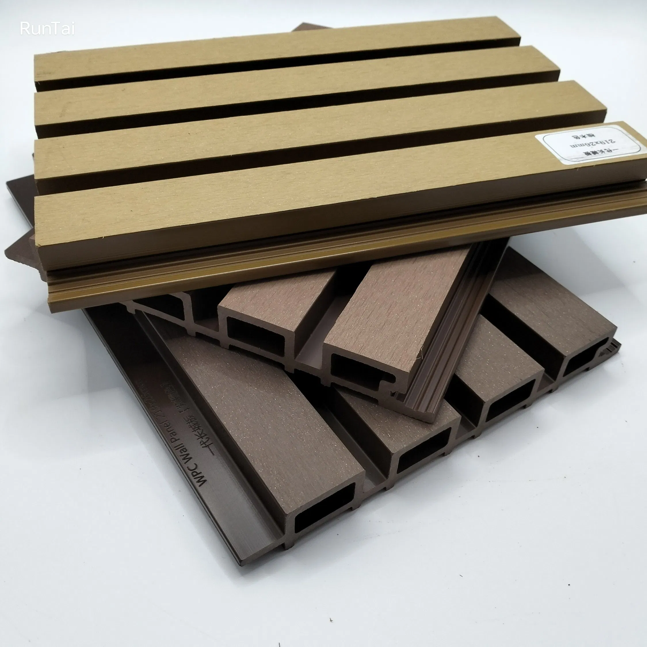 WPC Fluted Exterior Deocration Wood Plastic Composite Slatted Cladding Wall Panels