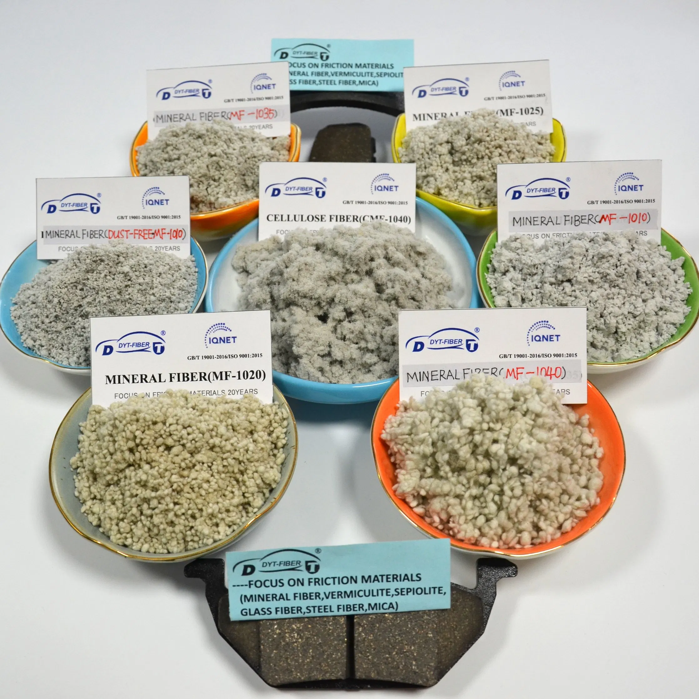 Professional Production No-Asbestos Mineral Fiber Mf-1020 and Mineral Fiber 1010 Used for Manufacture Brake Lining