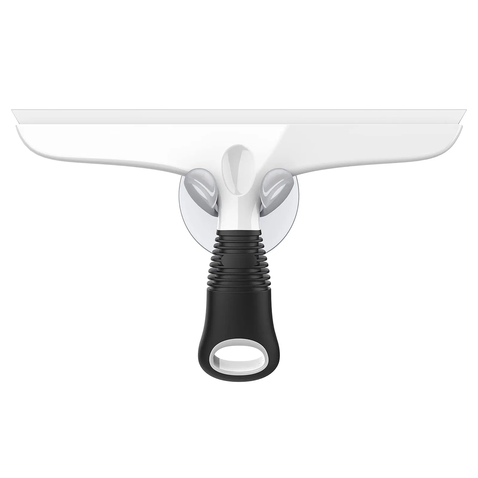 Glass Window Scrubber Includes Suction Hook Multi-Purpose Cleaning Scraper Silicon Squeegee