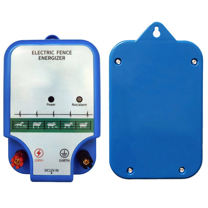Farm Electric Fence Energizer Livestock High Voltage Pulse Controller Sheep Horse Poultry Fence Energizer