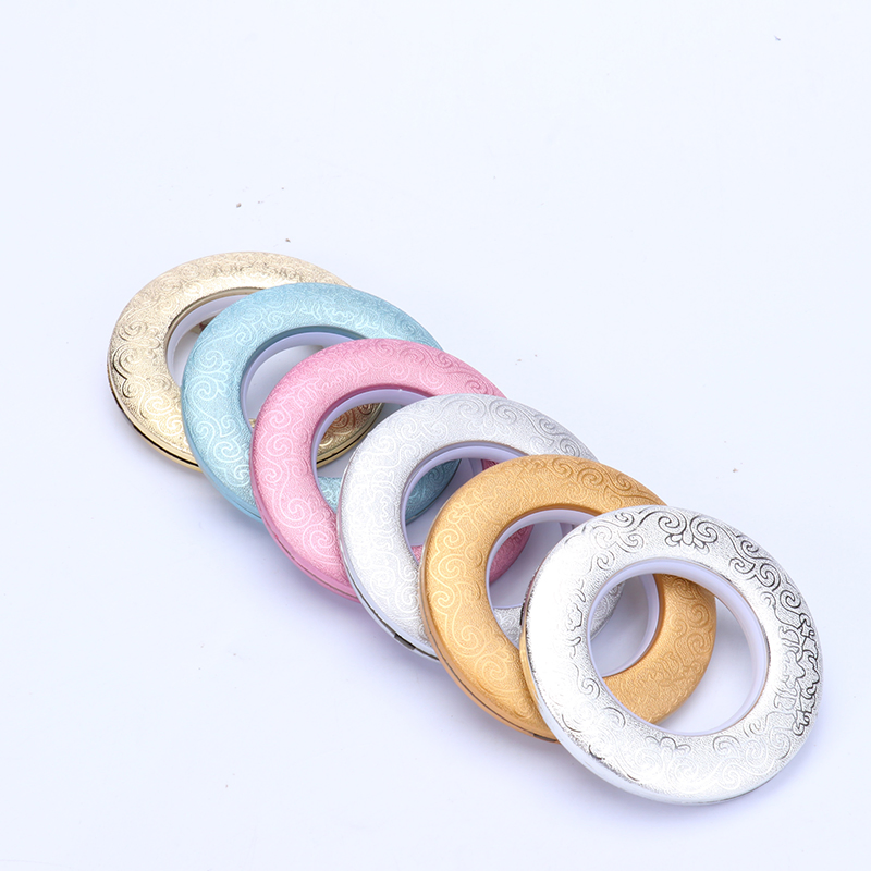 Wholesale Production Plastic Eyelet Curtains Wear Resistant and Durable Round Curtain Ring Eyelet