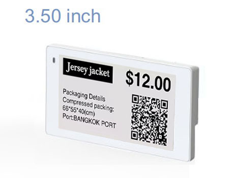 OEM Manufacturer 3.5 Inch 184*384 Epaper Screen EPD E Ink Display for Digital ESL E-Ink Shelf Label Price Tag Loss Protection Critical Timing