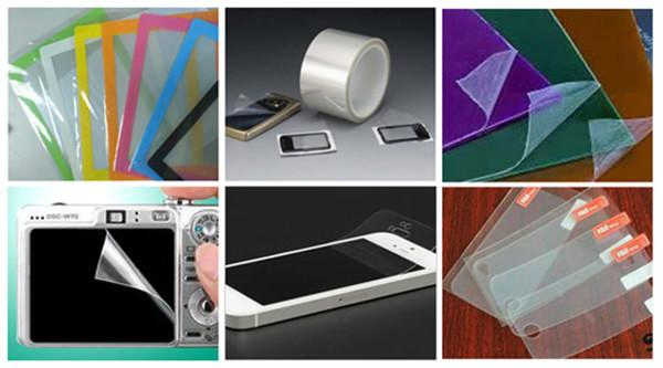 Two Layers Acrylic Glue Coated Pet Protective Film for Mobile