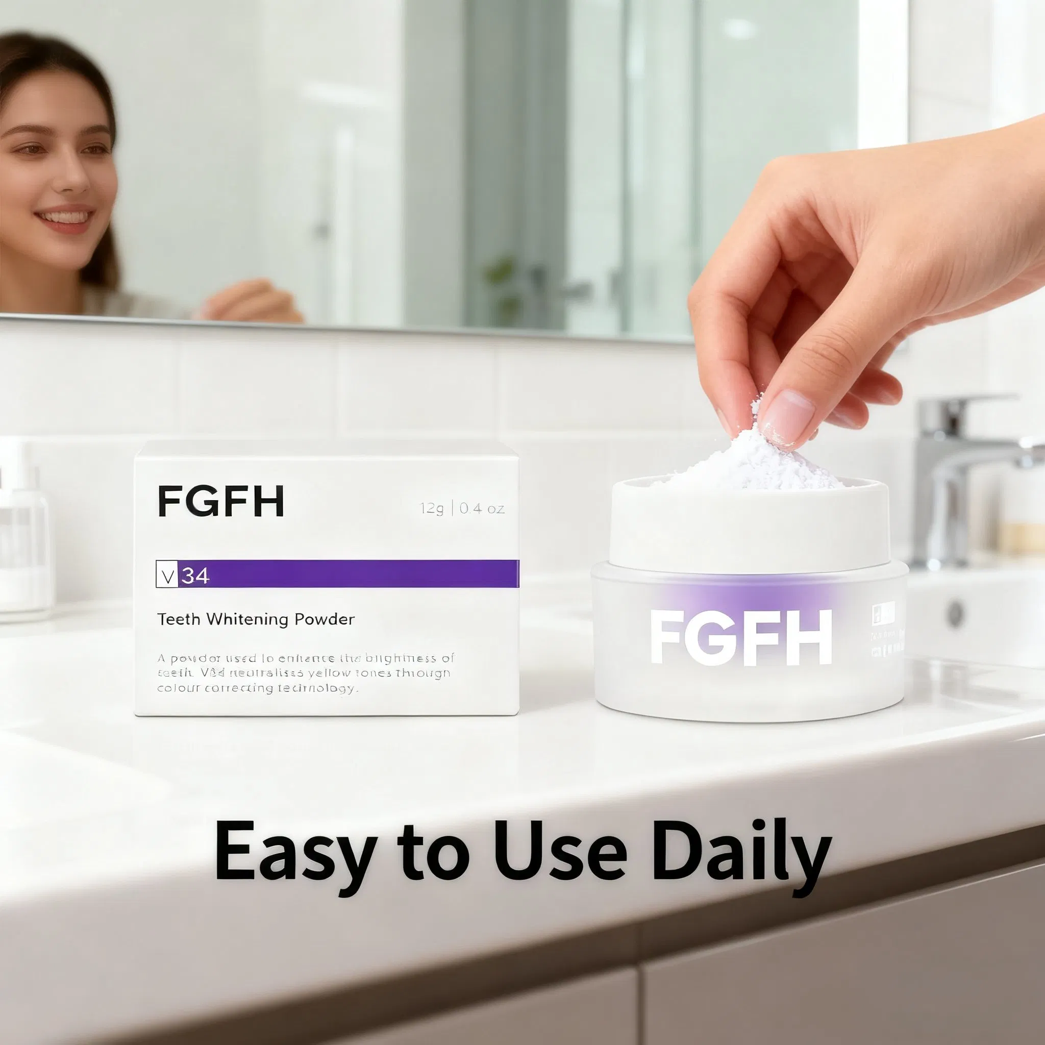 Tooth Whitening Reduce Fresh Breath Tooth Powder for Oral Care