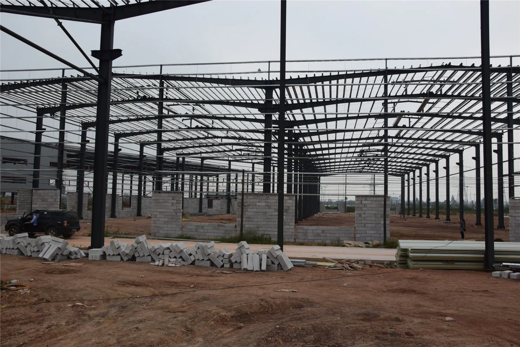 Steel Roof Panel H Beam Prefabricated Building Material Designs Steel Building Kits Prefabricated Apartments Building