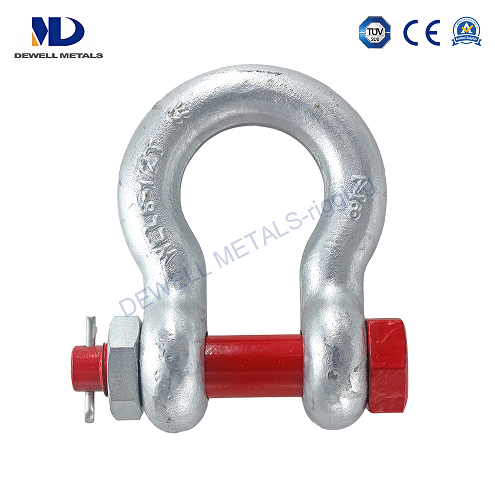 Heavy-Duty Hot Dipped Galvanized Screw Pin G209 Anchor Bow Shackle
