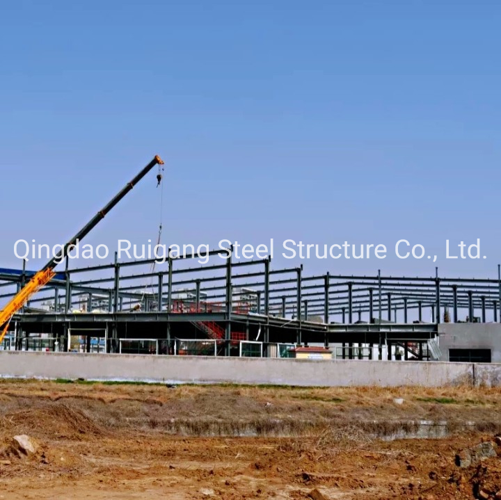 Prefab Prefabricated Industrial Metal Warehouse Workshop Building Galvanized Light Structural Steel Construction Frame Steel Structure