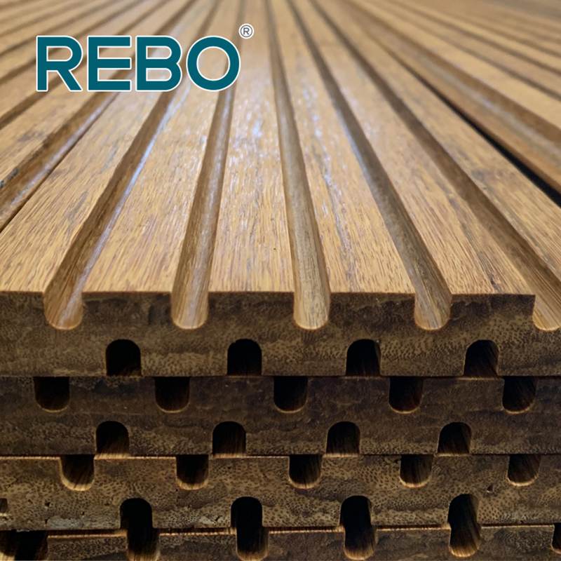 Durable Exterior Bamboo Ceiling Panels Decorative Bamboo Wall Panels