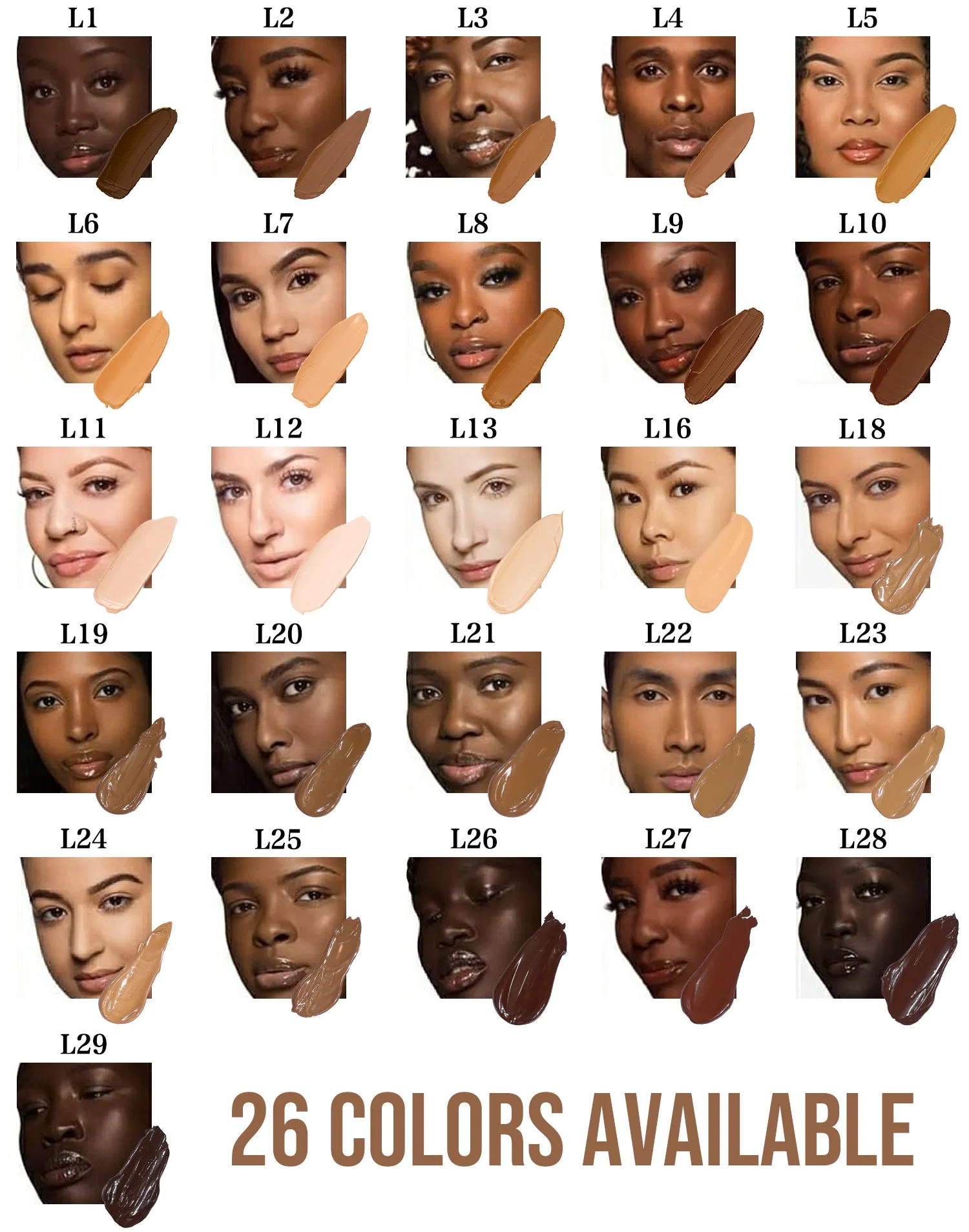 Factory Price Private Label Brighten and Sunscreen Matte Liquid Foundation