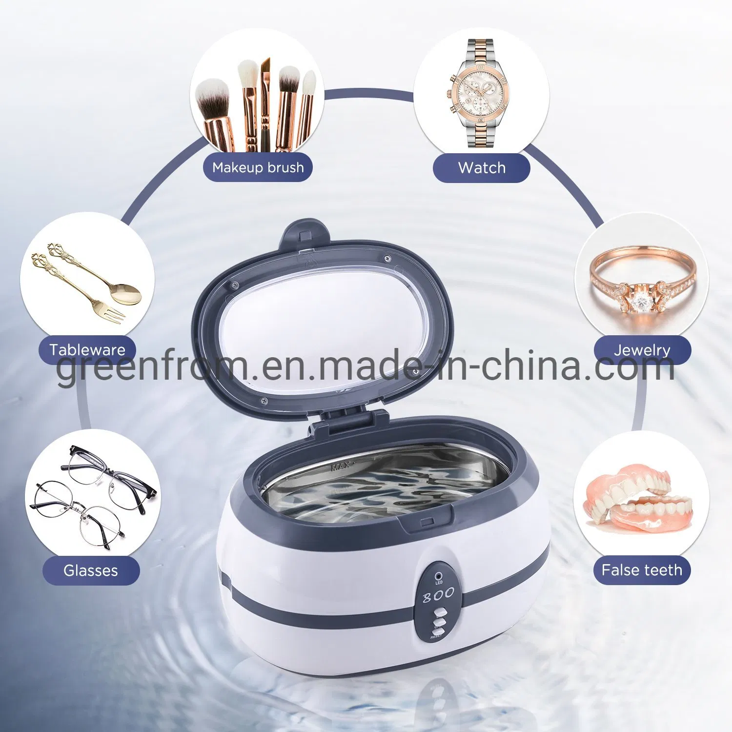 Mini Home Use Portable Ultrasonic Record Cleaner Jewelry Ultrasonic Jewelry Cleaner Machine