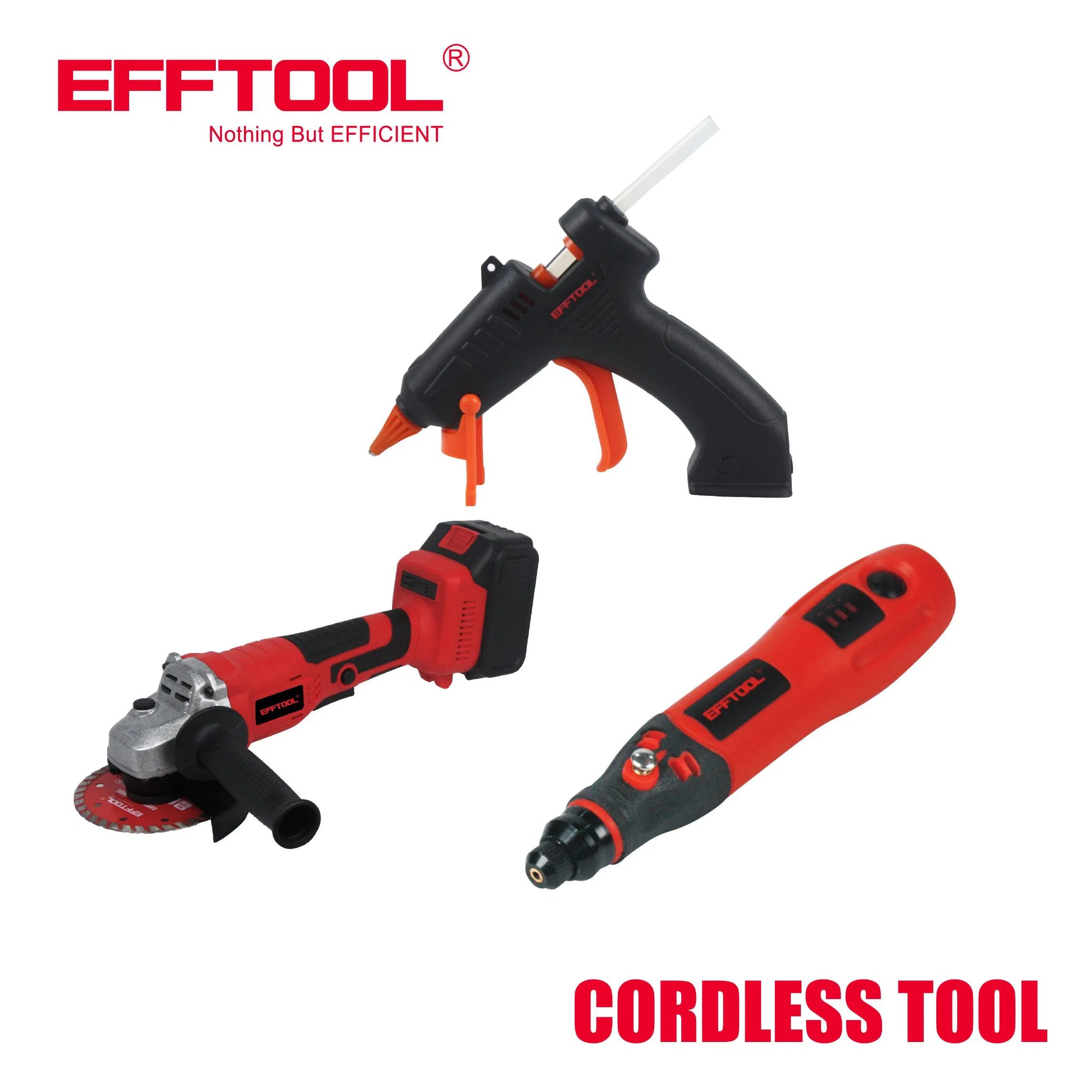 Efftool 12V/14.4V/18V Lithium Battery Professional Hand Rechargeable Cordless Drill Machine