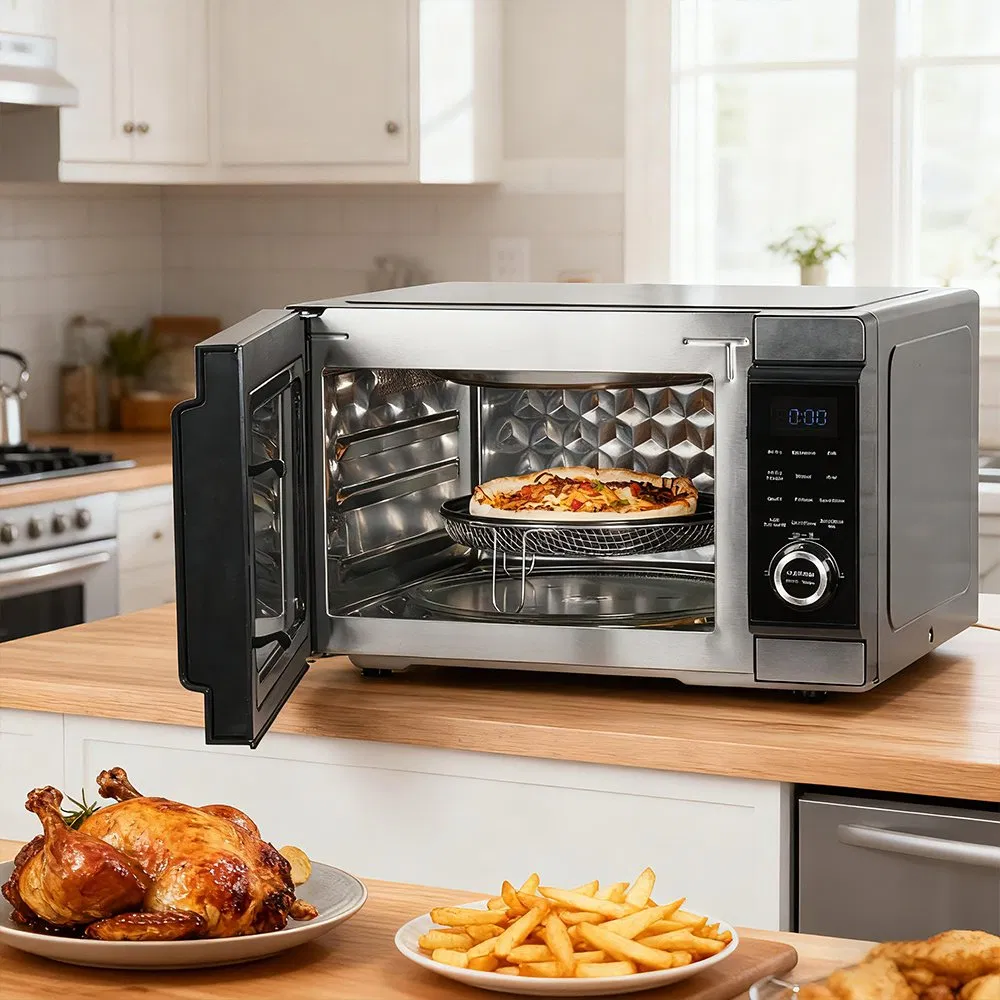 28L Micro Wave Counter Top Air Fryer Grill Combi Smart Electric Microwave Oven