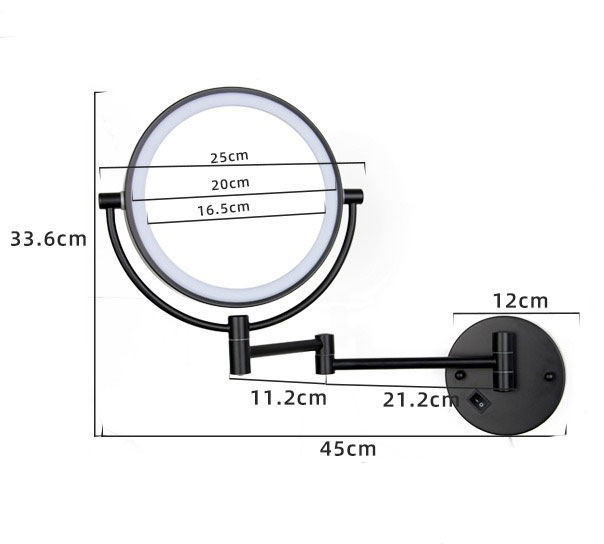 Home Decor Beauty Equipment Make up Cosmetics Makeup Mirror Backlit