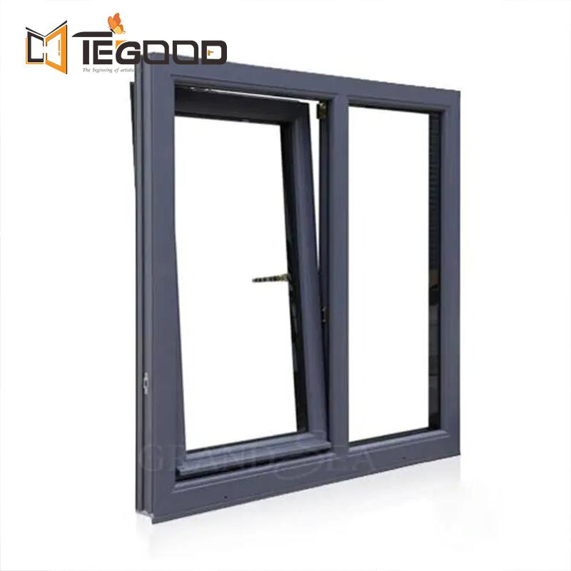 Kitchen Windows UPVC Energy Saving Passive House 60 Series Casement Glass Windows