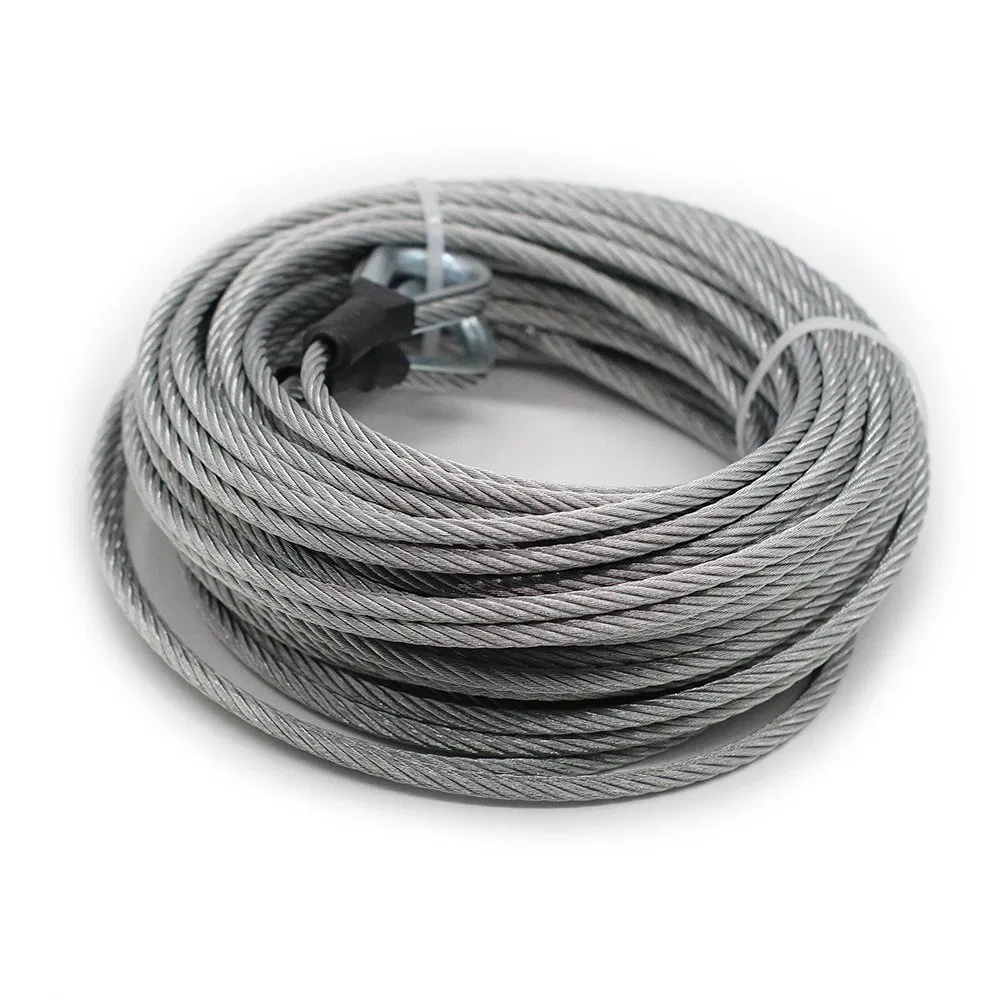 4mm 5mm electric Galvanized Steel Wire Rope for Rolling Shutter Doors