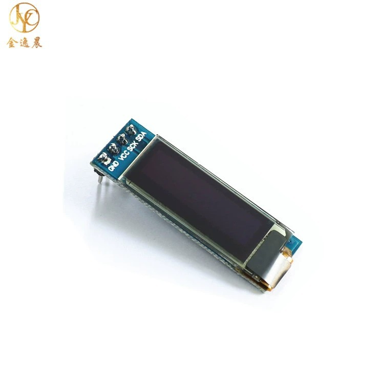 0.91 Inch 128X32 4 Pins I2c Interface PCBA OLED Display with Pin Header S