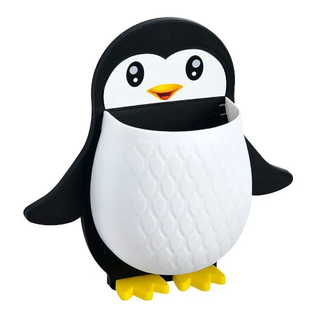 Penguin Storage Box Toothbrush Holder Wall Electric Toothbrushes Holder Wbb28082