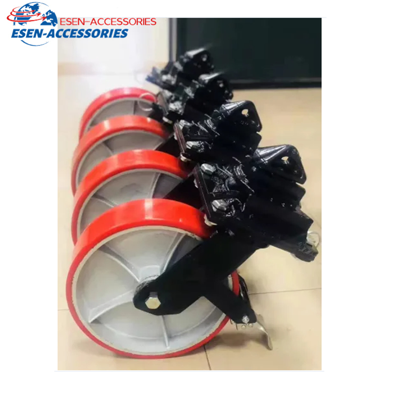 Steel ISO Shipping Container Transport Wheel Caster