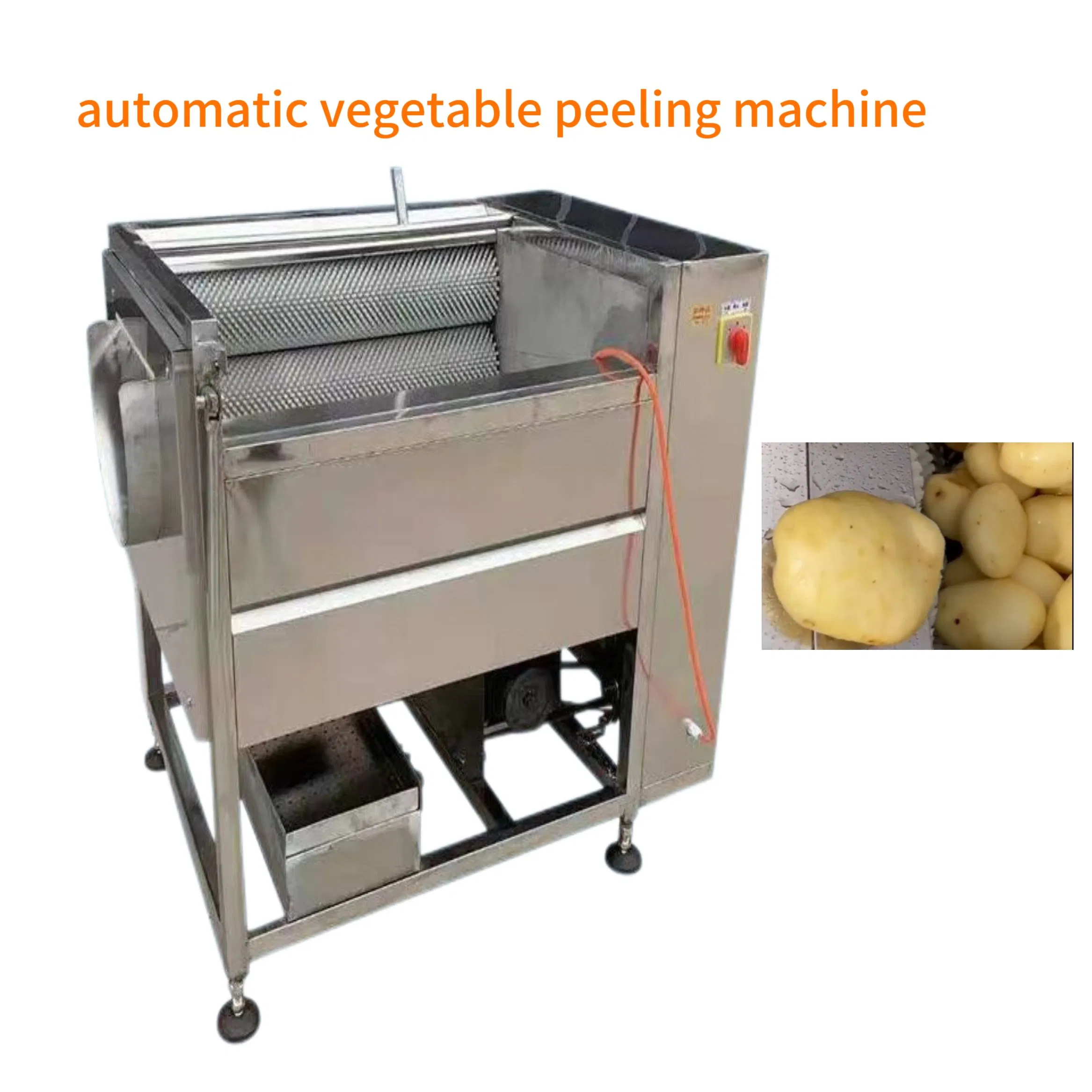 Multifunctional Automatic Carrots Potatoes and Other Vegetables Peeling and Cleaning Machine