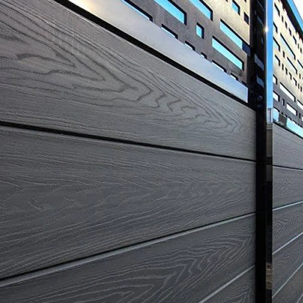 6FT*6FT Outdoor Anti Insects Stronger All Weather Resistant Garden Fence Building WPC Wood Trellis Fence Wall Panel Whole Sets