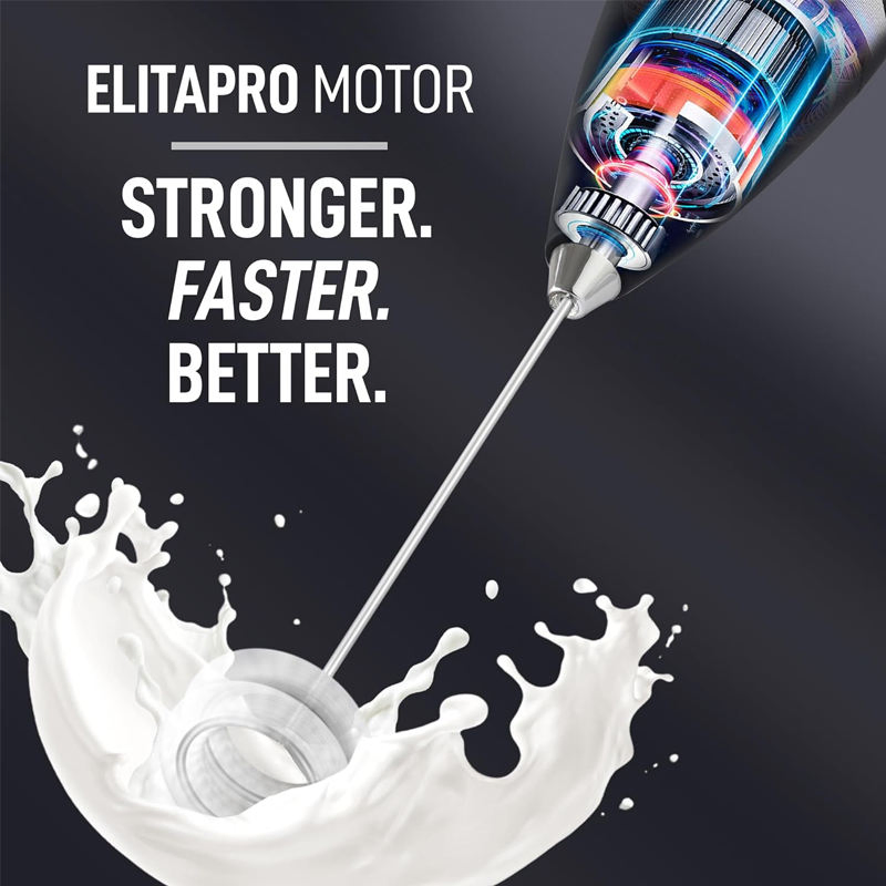 New Mini Milk Foam Maker Matcha Whisk Drink Mixer Stirrer Stainless Steel Coffee Frother Kitchen Handheld Electric Milk Frother