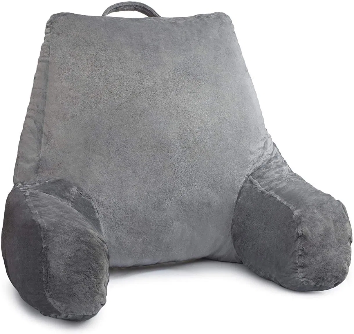 Reading Pillow with Blanket Bed Rest Pillow with Shredded Memory Foam TV Pillow