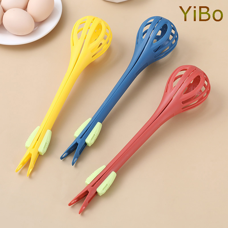 Multi-Functional 3-in-1 Egg Beater Food Holder Creative Kitchen Baking Tools Hand Blender Grab Spoon Noodle Holder Kitchenware