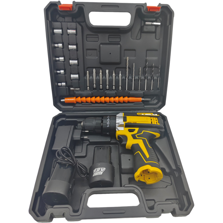 China Lithium Drill Set Customized Color Box Tool Kit OEM