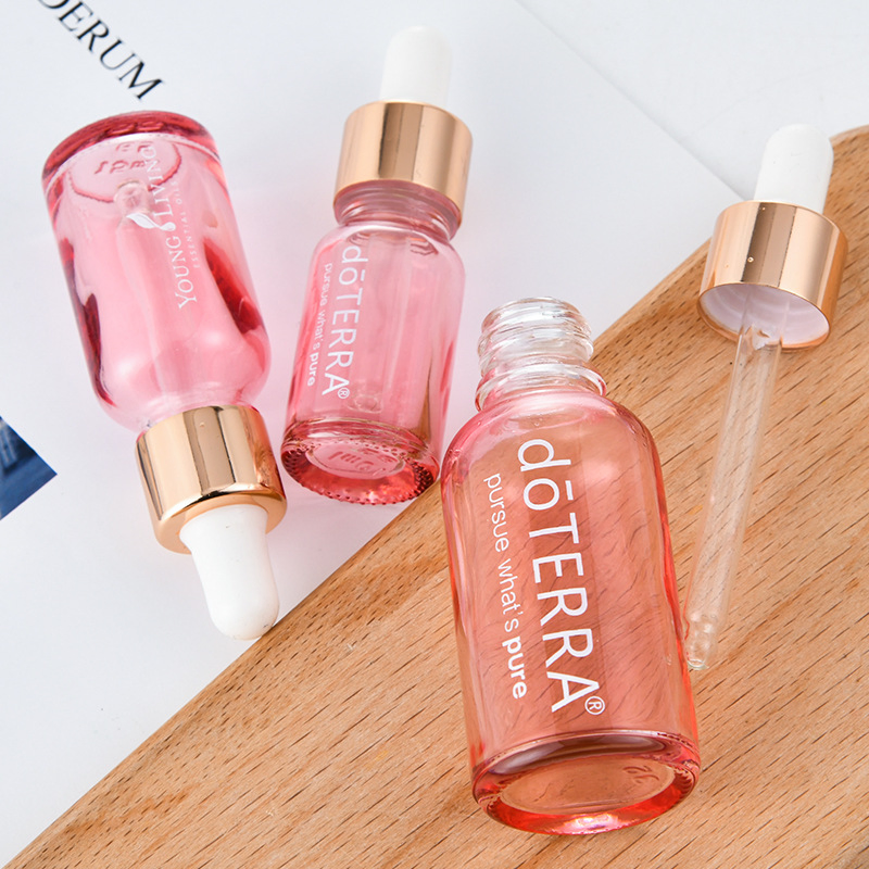 Essential Dropper Bottle 15ml 30ml Refined Oil Bottle Divided Into Cosmetics Essence Glass Empty Bottle