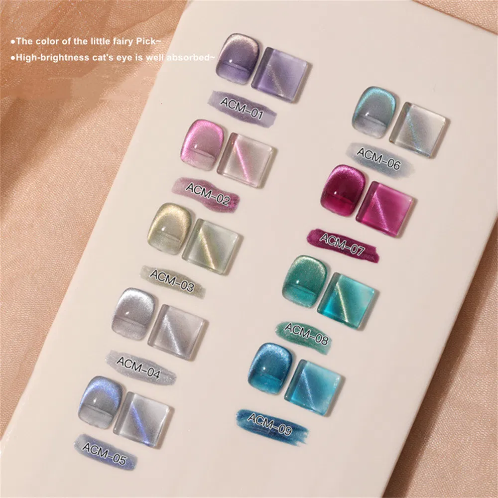 Acm New Suit Net Red Popular Transparent Color Cat′ S Eye Nail Polish Gel Nail Polish
