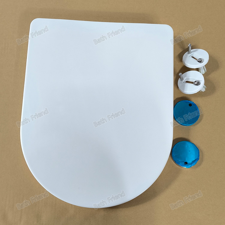 Wholesale Customizable Modern Bathroom Toilet Plastic Seat Cover - Quick Release PP U-Shape Elongated Wc Accessories