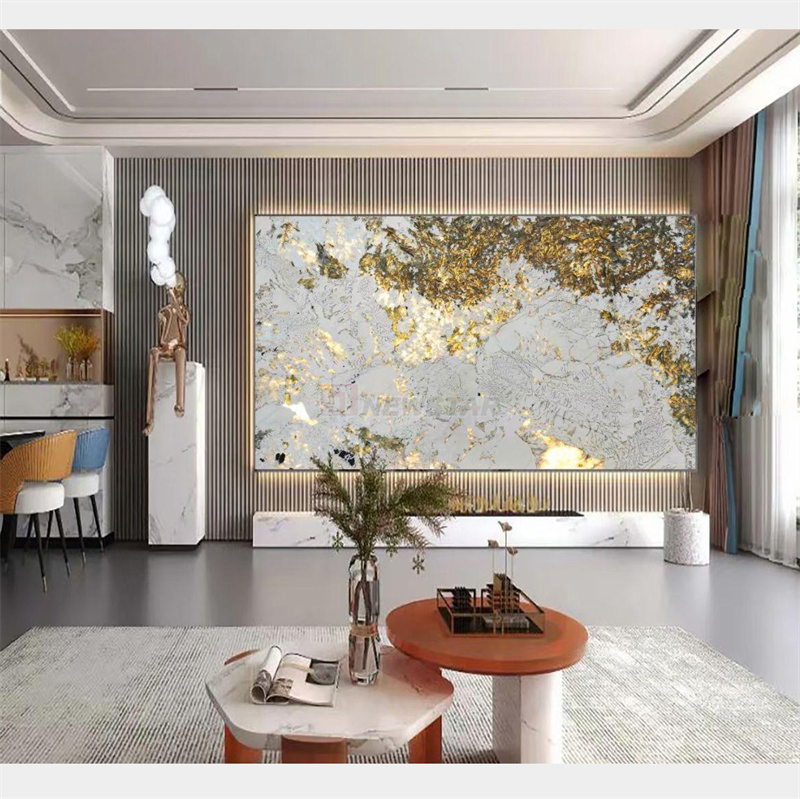 Wholesale Price Pandora White Marble Slab Patagonia Marble Slab Natural Luxury Stone Building Material Pandora Marble