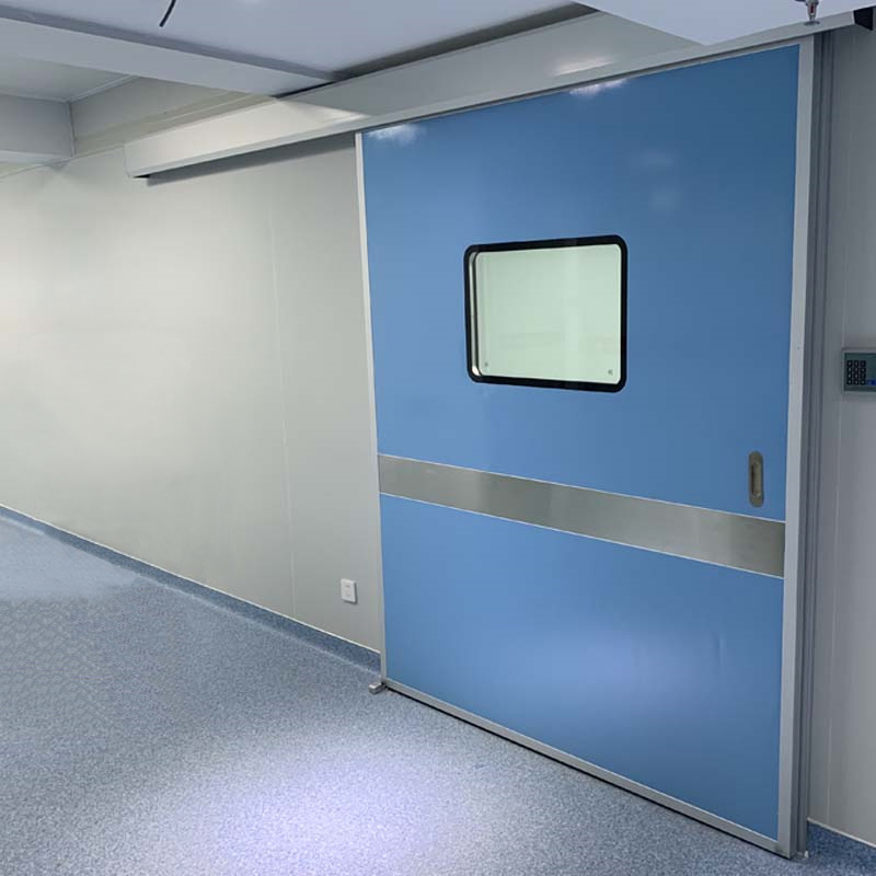 Advanced Stainless Steel Sliding Door for Cleanroom Applications