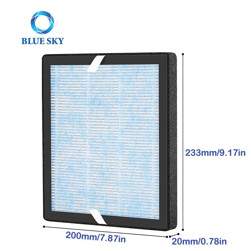 True H13 Activated Carbon Filter Compatible with Elechomes P1801 P1802 Yiou R1 Air Purifier