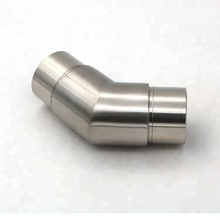 Stainless Steel Balcony Fence Elbow Balustrade Railing Pipe Fitting Stair Baluster Handrail