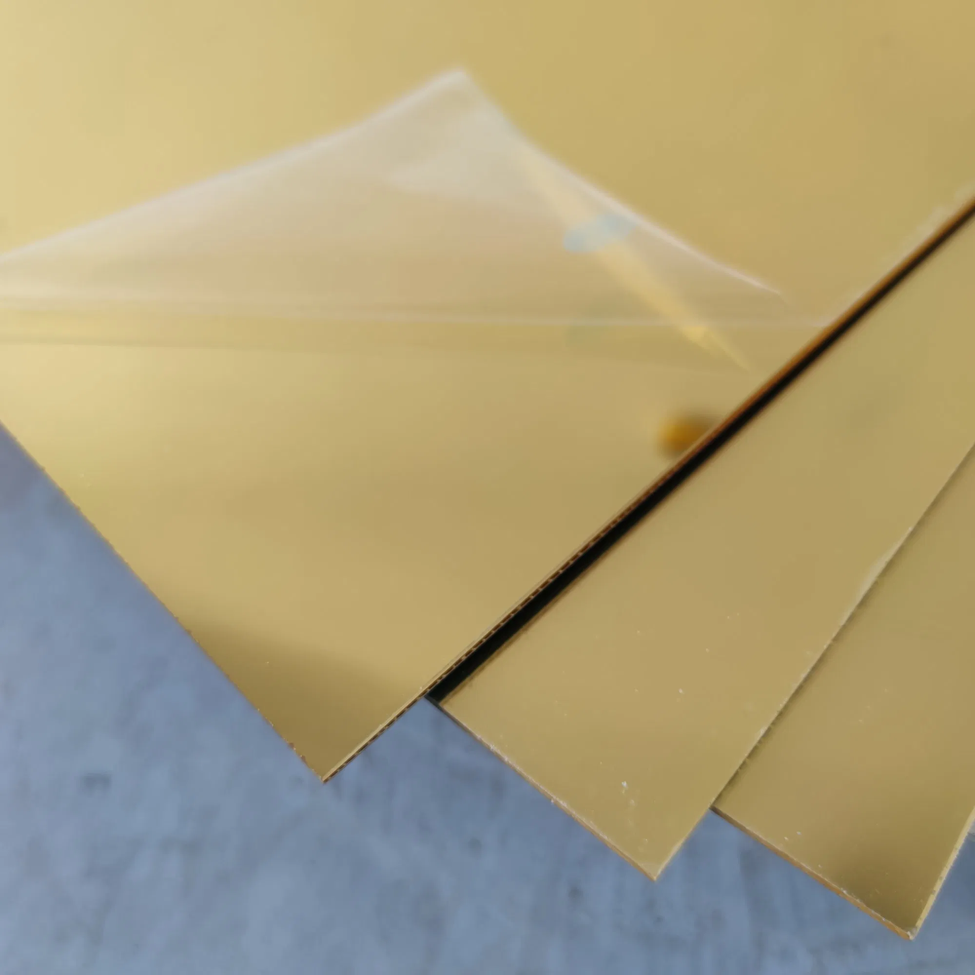 Suitable for Decorating Mirror PMMA Sheet Wholesale Rose Gold Mirror Perspex Laminate Plate in Stock 2mm Mirror Perspex Laminate Board