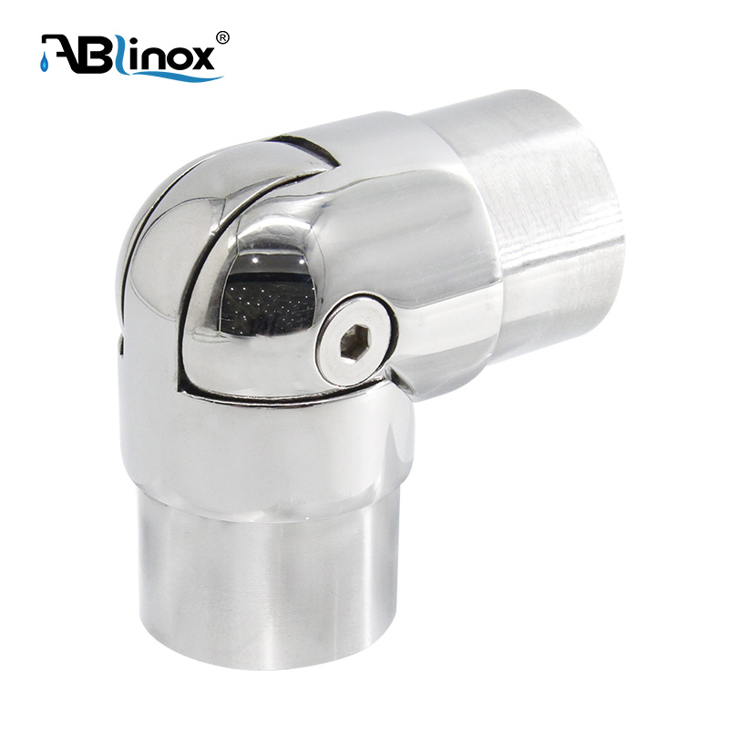 Lost Wax Cast Stainless Steel Stair Railing Accessories Pipe Fittings Connector