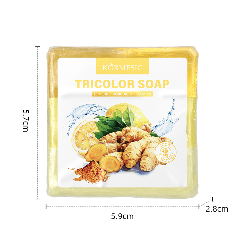 Factory Price Whitening and Antioxidant Skincare Tricolor Soap