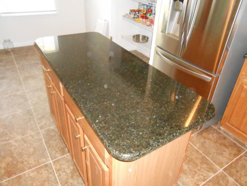Green, Yellow, Gold Ubatuba Granite Kitchentops Countertops for Bathroom Vanity Tops