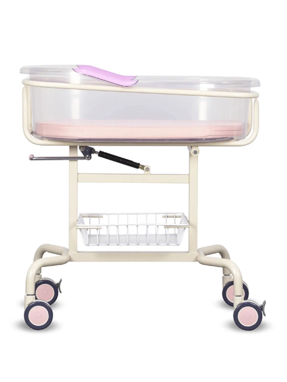 Newborn Bed Can Be Moved, Tilted, Transparent, and Multifunctional. The Same Medical Baby Stroller and Postpartum Center Baby Bed Are Available in The Hospital