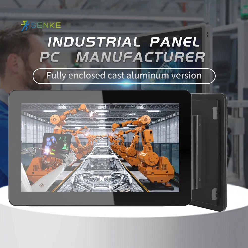 Industrial Touch Screen Panel Wall-Mounted Waterproof Industrial Computer with Touchscreen Display