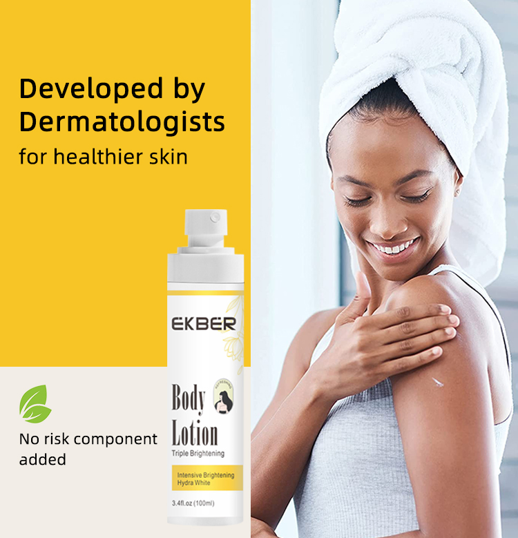Private Label Body Skin Care Brightening Whitening Body Lotion Fragrance Herbal Orange Skin Moisturizing Cream