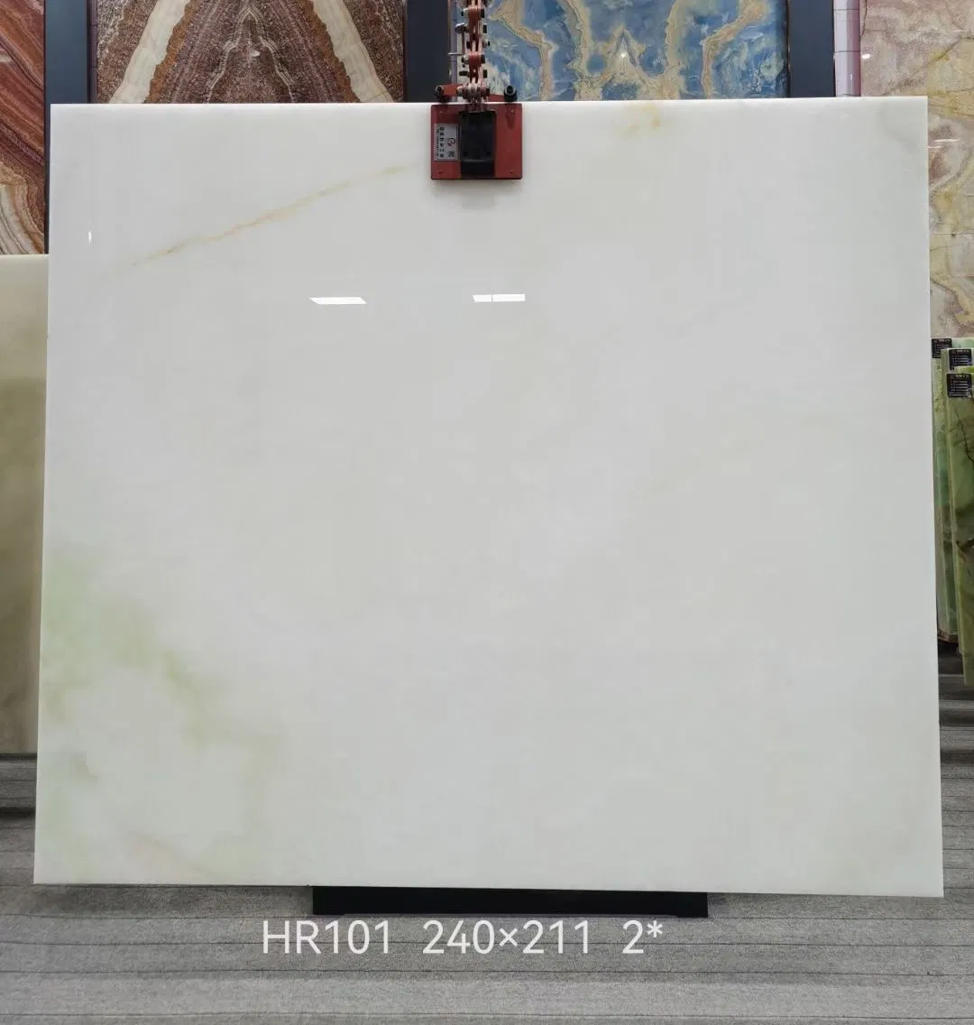 Natural White Onyx Customized Size for Countertop and Big Slabs/Tiles