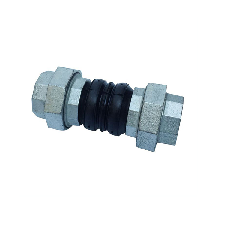 1 Inch Galvanized Thread Union Rubber Expansion Joint Supplier